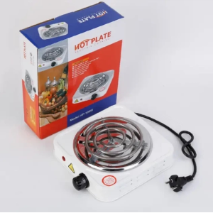 Настільна електрична плита JX-100W, 1000 Вт, 1 конфорка, спіраль 140 мм