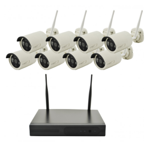 Комплект відеоспостереження 5G Kit (8 бездротових камер) WiFi 4ch NVR/DVR