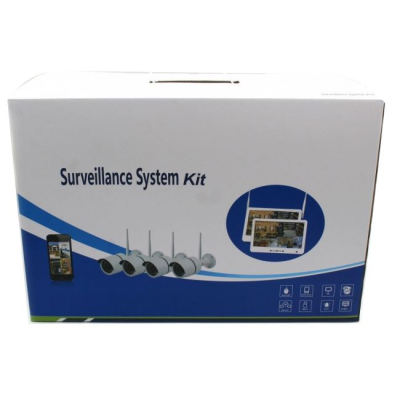 Комплект відеоспостереження Рег+ Камери DVR KIT LCD 13 1304 WiFi (4 камер