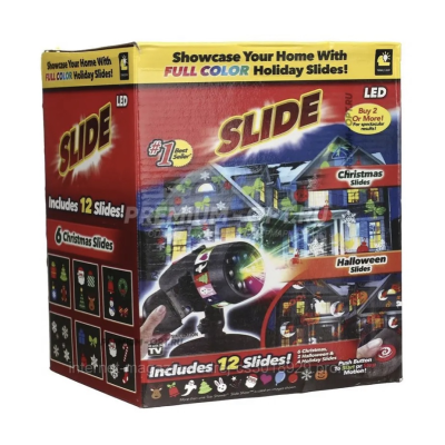 Лазерний проектор Star Shower SLIDE Show 12 Слайдів