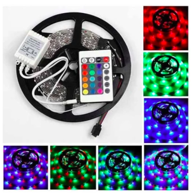 Комплект світлодіодної стрічки LED 3528 RGB 4,5 метрів