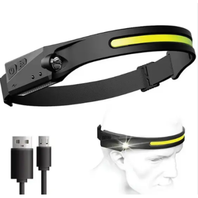 Налобний ліхтар BL G28 XPE+COB USB CHARGE 8093