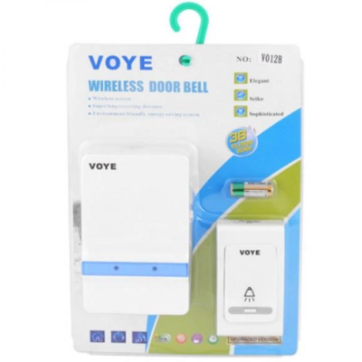 Бездротовий дверний дзвінок VOYE V012B від батарейок