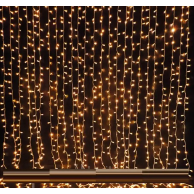 Xmas гірлянд (Водоспад 3M*2M) 360LED WW-3 Теплий білий 7273