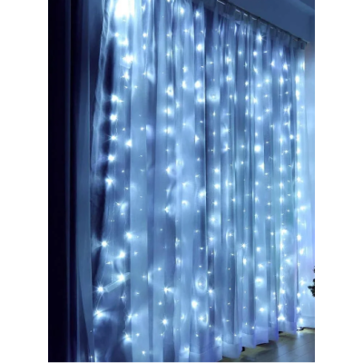 Xmas гірлянда LED (Водоспад 3M*2M) 320-W Біла 3839