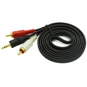 Шнур AUX 3,5 мм – 2 RCA (2R) 1,5 м 3015