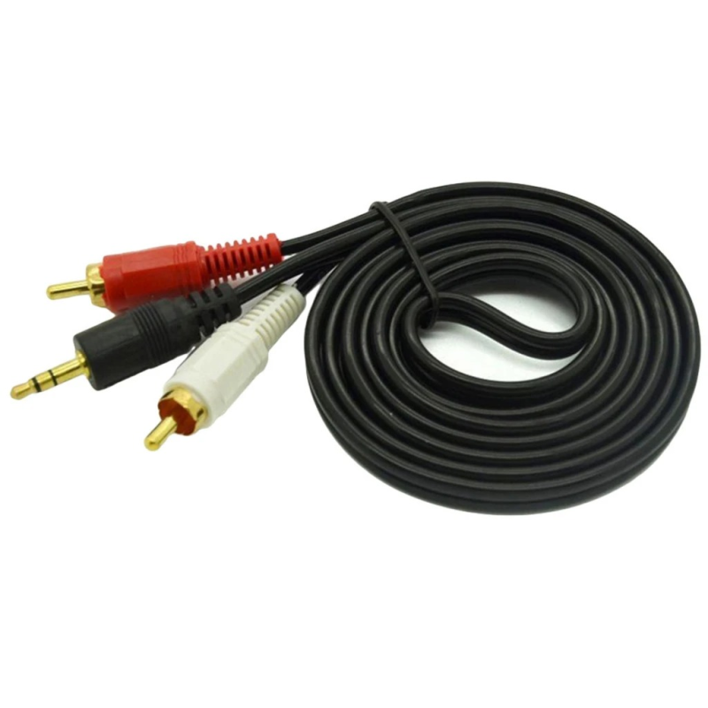 Шнур AUX 3,5 мм – 2 RCA (2R) 1,5 м 3015