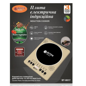 Электроплита индукционная 1 конфорка BITEK 2000Вт BT-8017
