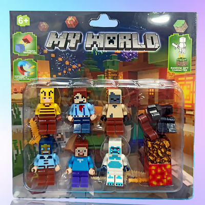 Набор минифигурок Minecraft LEGO (6 шт) 4016