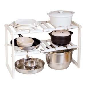 Регульована кухонна полиця Kitchen Rack 50-70 см, органайзер під раковину
