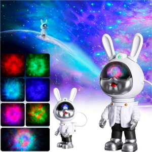 Проектор Moon Bunny 6 у формі кролика-космонавта