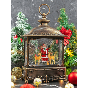 XMAS Новорічний нічник «Вінтажний ліхтар» WDL-24073A (27 см)