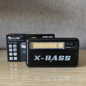Радіоприймач Golon RX-BT168S, Bluetooth, USB/TF, сонячна панель, ліхтар