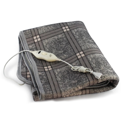 Електропростирадло Electric Blanket, 150 × 180 см, сіра клітина