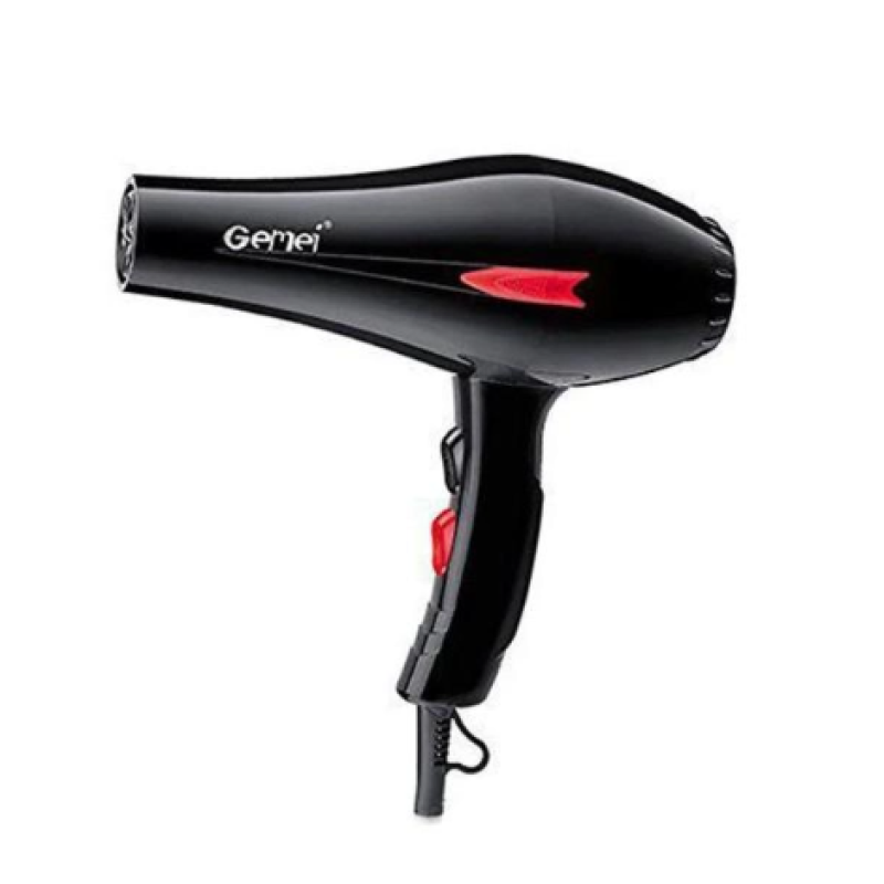Фен Gemei GM-1706 професійний 1500 Вт + 2 швидкості з холодним обдуванням