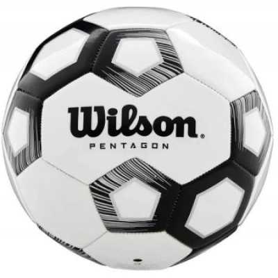 М'яч футбольний Wilson Pentagon white/black size 4