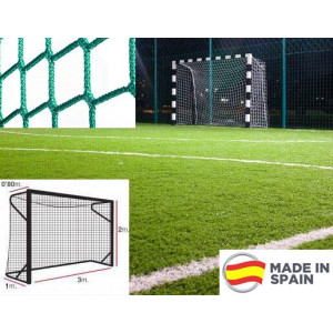 Сітка на ворота 3х2x0,8x1м., шнур 4-4,5мм. (PP, green) 