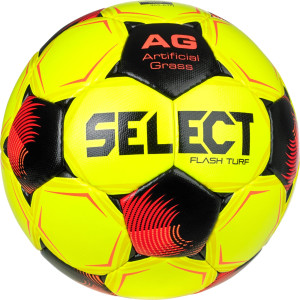М'яч футбольний Select Flash Turf Fifa v26 жовтий, червоний 5