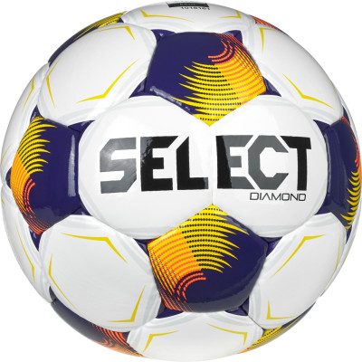 М'яч футбольний SELECT DIAMOND FIFA v26 білий, помаранчевий 4 (085537-010)