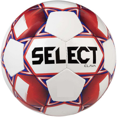 М'яч футбольний Select FB CLAVA білий, червоний, синій Уні 5