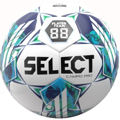 М'яч футбольний Select FB Campo PRO v23 біло-зелений Уні 5