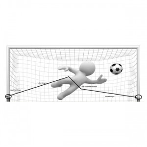 Еспандер для голкіперів Meta Football Goalkeeper Harness чорний Уні OFSM