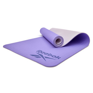 Двосторонній килимок для йоги Reebok Double Sided Yoga Mat фіолетовий Уні 176 х 61 х 0,6 см