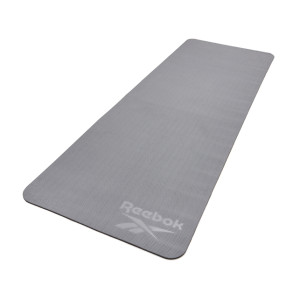 Двосторонній килимок для йоги Reebok Double Sided Yoga Mat чорний, сірий Уні 176 х 61 х 0,6 см