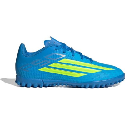 Сороконіжки дитячі Adidas F50 CLUB TF J блакитний, жовтий 37 1/3 (4.5UK) 22.9 см