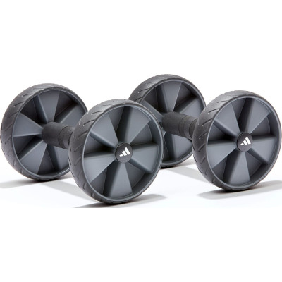 Ролики для пресу Adidas Core Rollers чорний One Size