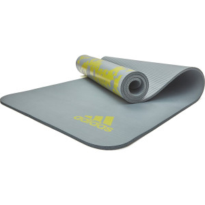 Килимок для йоги Adidas Tie-Dye Yoga Mat сірий, жовтий 183 х 61 х 1 см (ADYG-10200GR)