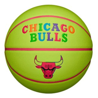 М'яч баскетбольний Wilson NBA TEAM NEON BSKT CHI BULLS size 7