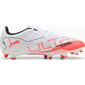 Бутси Puma ULTRA 5 PLAY FG/AG білий, помаранчевий Уні 45