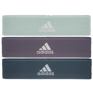 Набір еспандерів Adidas Resistance Band Set (L, M, H) зелений, фіолетовий, темно-синій Уні 70х7,6х0,