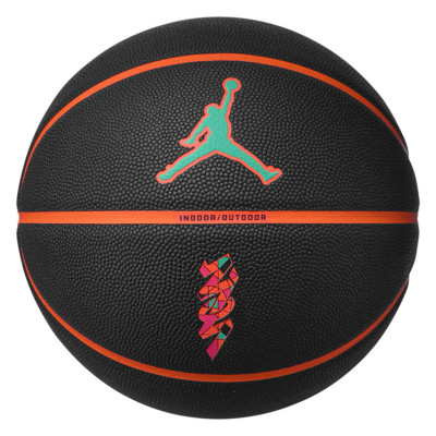М'яч баскетбольний Nike JORDAN ALL COURT 8P Z WILLIAMSON DEFLATED black/orange size 7 (J.100.4141.095.07)