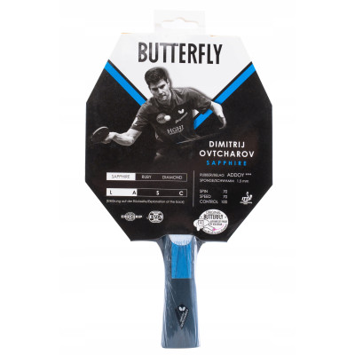 Ракетка для настільного тенісу Butterfly Ovtcharov Sapphire 85222