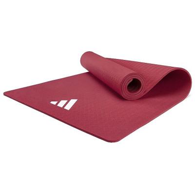 Килимок для йоги Adidas Yoga Mat червоний Уні 176 х 61 х 0,8 см