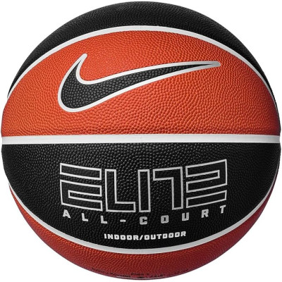 М'яч баскетбольний Nike ELITE ALL COURT 8P 2.0 DEFLATED black/orange size 7 (N.100.4088.811.07)