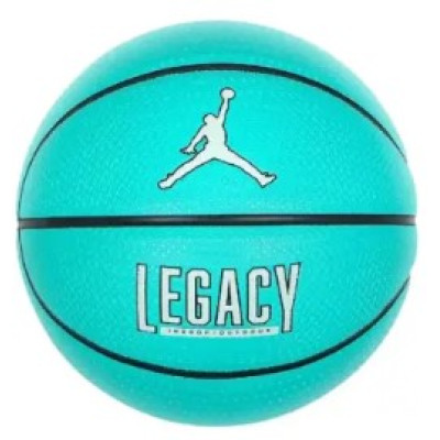 М'яч баскетбольний NIKE JORDAN LEGACY 2.0 8P DEFLATED HYPER JADE/BLACK/BARELY GREEN/BLACK size 7