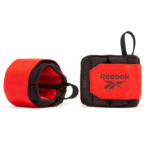 Обважнювачі зап'ястя Reebok Flexlock Wrist Weights чорний, червоний 1.5 кг (RAWT-11262)