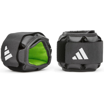 Обважнювачі для щиколотки/зап'ястя Adidas Performance Ankle чорний, зелений Уні 0.5 кг