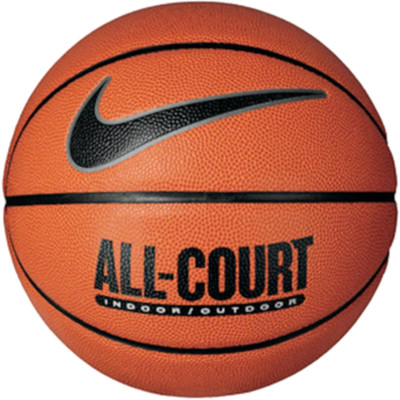 М'яч баскетбольний Nike EVERYDAY ALL COURT 8P DEFLATED AMBER/BLACK/METALLIC SILVER/BLACK size 6