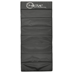Килимок для фітнесу Meta Stretching-Fitness Mat чорний Уні 160х60х1,2 см