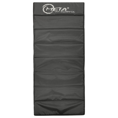 Килимок для фітнесу Meta Stretching-Fitness Mat чорний Уні 160х60х1,2 см