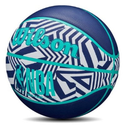 М'яч баскетбольний Wilson NBA DRV PLUS DAZZLE CAMO BSKT INDIGO size 6 (WZ3016102XB6)