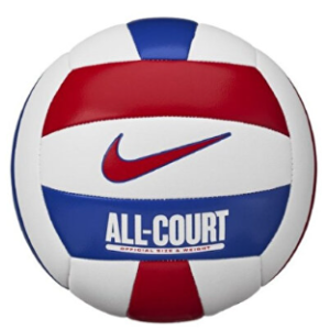 М'яч волейбольний Nike ALL COURT LITE VOLLEYBALL DEFLATED WHITE/UNIVERSITY RED/GAME ROYAL/UN size 5