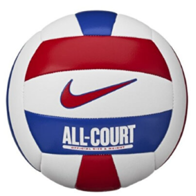 М'яч волейбольний Nike ALL COURT LITE VOLLEYBALL DEFLATED WHITE/UNIVERSITY RED/GAME ROYAL/UN size 5