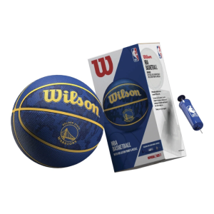 М'яч баскетбольний в подарунковій коробці + насос Wilson NBA TEAM TIEDYE BSKT GS WARRIORS size 7