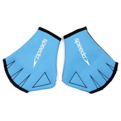 Рукавички для плавання Speedo AQUnder Armour GLOVE AU блакитний M(8.5см) (8-069190309)