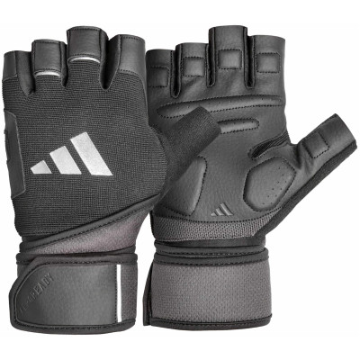 Рукавички для тренінгу Adidas Wrist Wrap Training Gloves чорний Уні XS